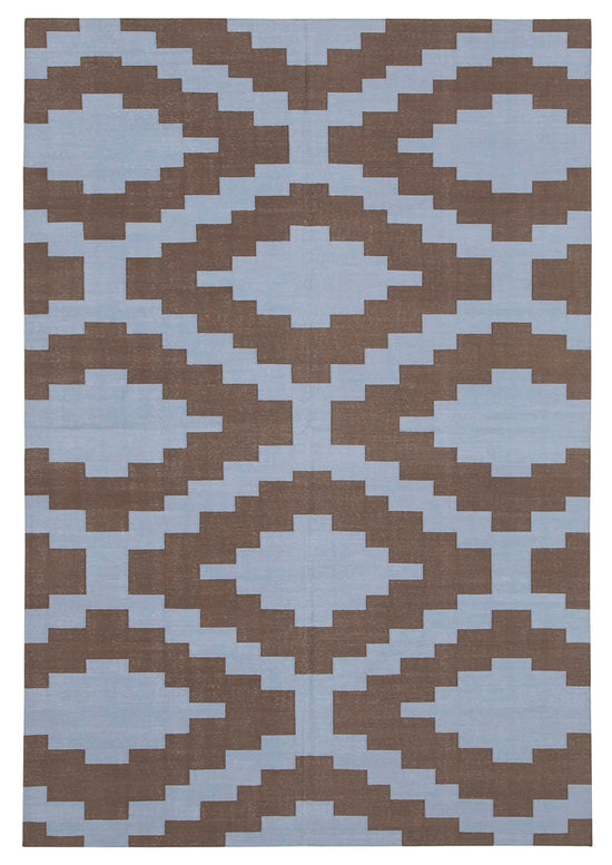 6x9 Brown Dhurrie Rug - 32436