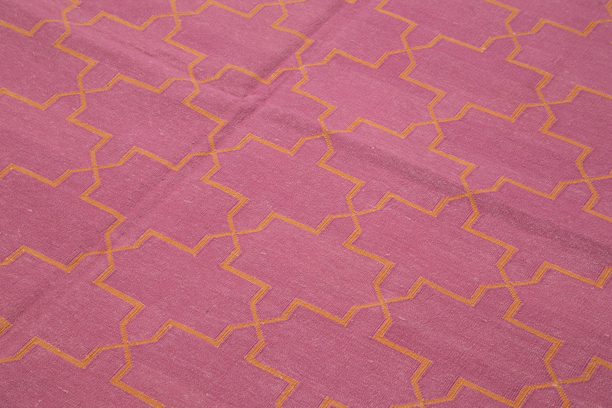 6x9 Pink Dhurrie Rug - 32439