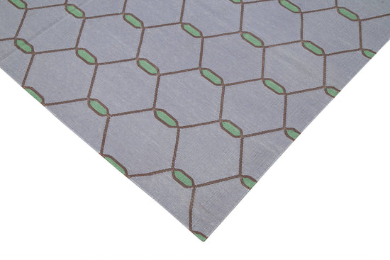 5x8 Purple Dhurrie Rug - 32440