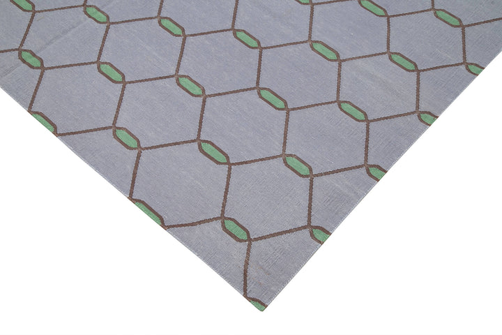 5x8 Purple Dhurrie Rug - 32440