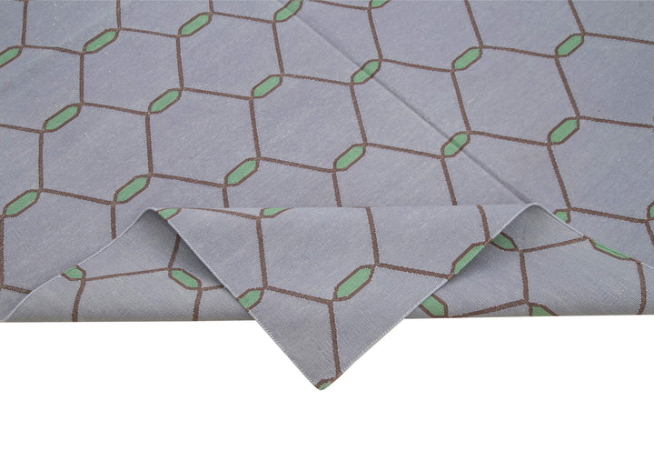 5x8 Purple Dhurrie Rug - 32440