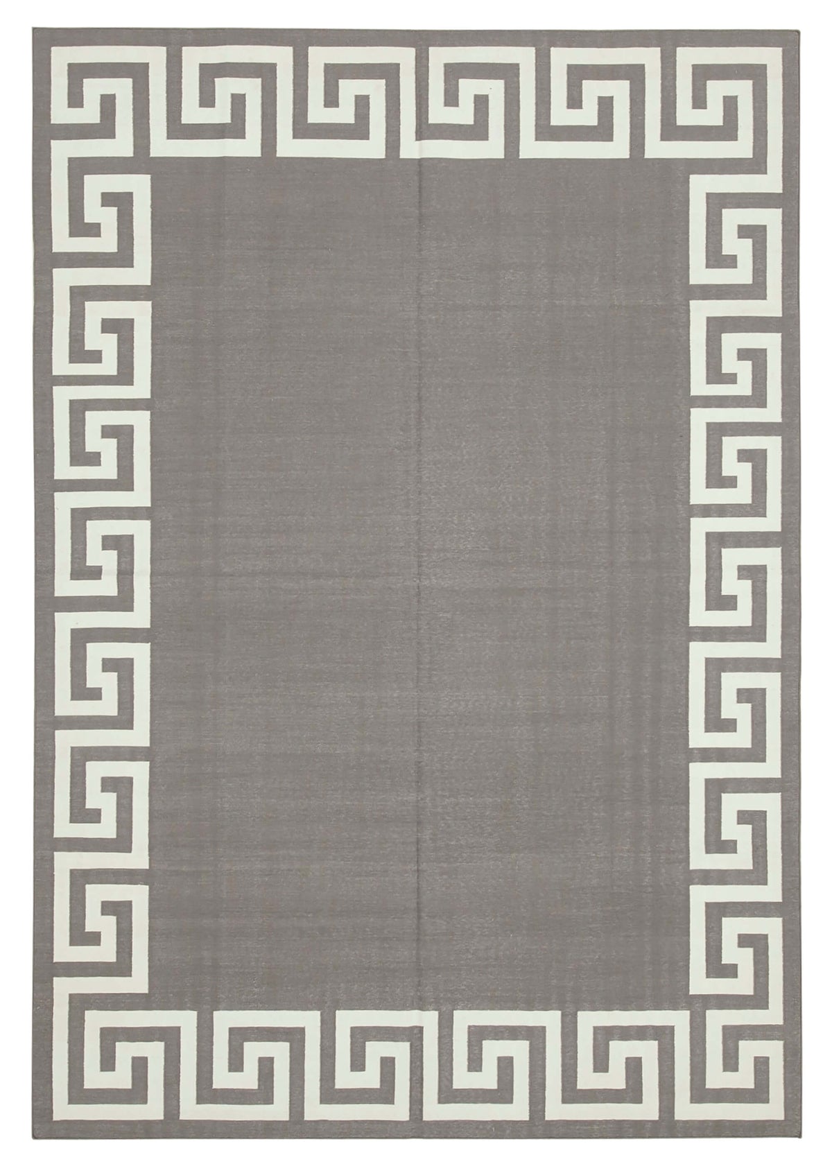 6x9 Grey Dhurrie Rug - 32444