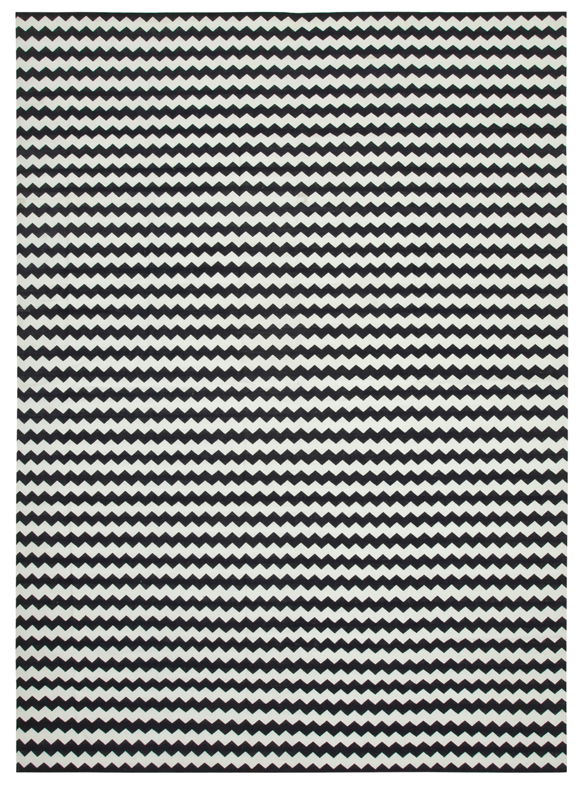 10x14 Black Dhurrie Rug - 32451