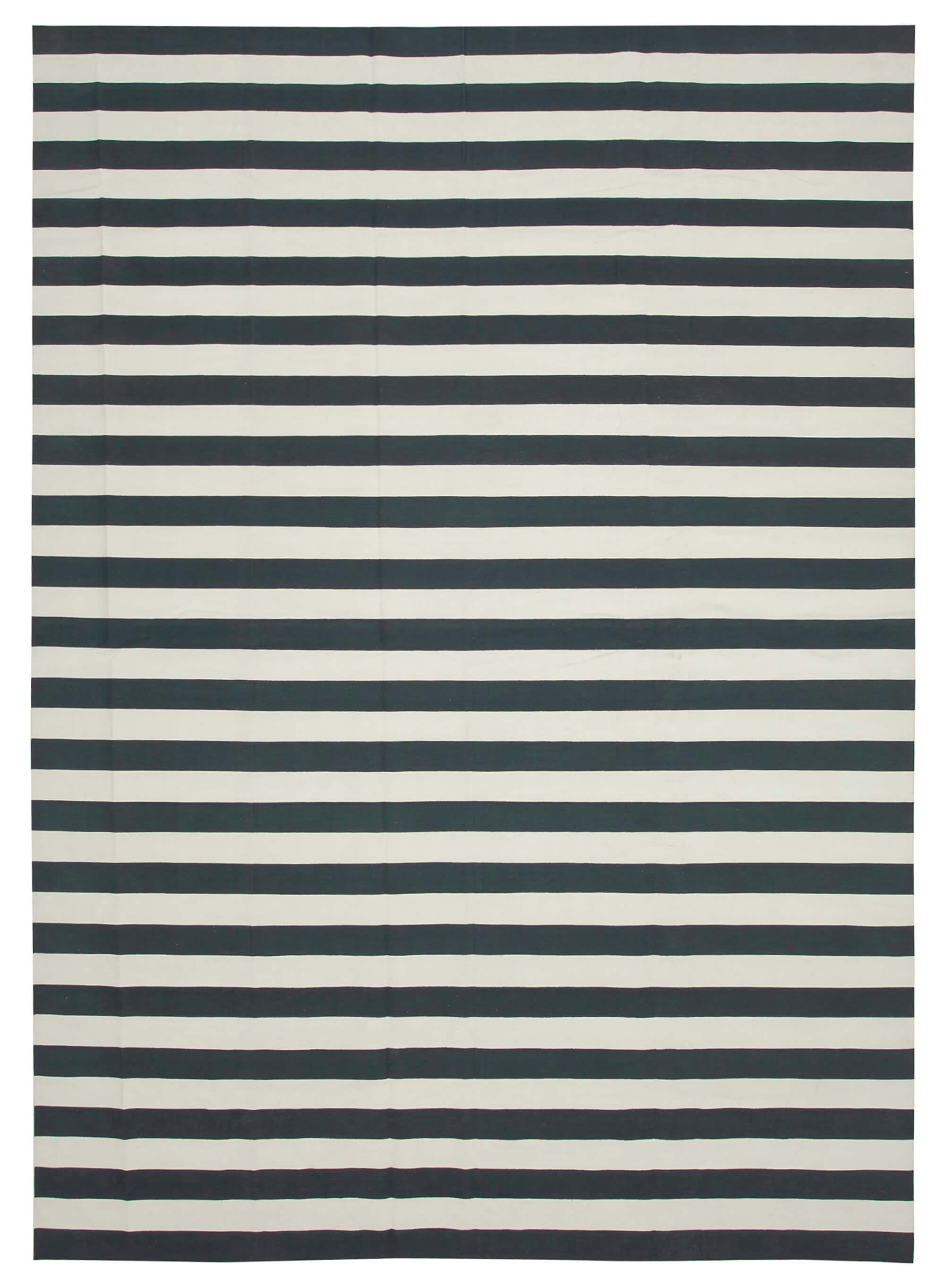 10x14 Black Dhurrie Rug - 32452