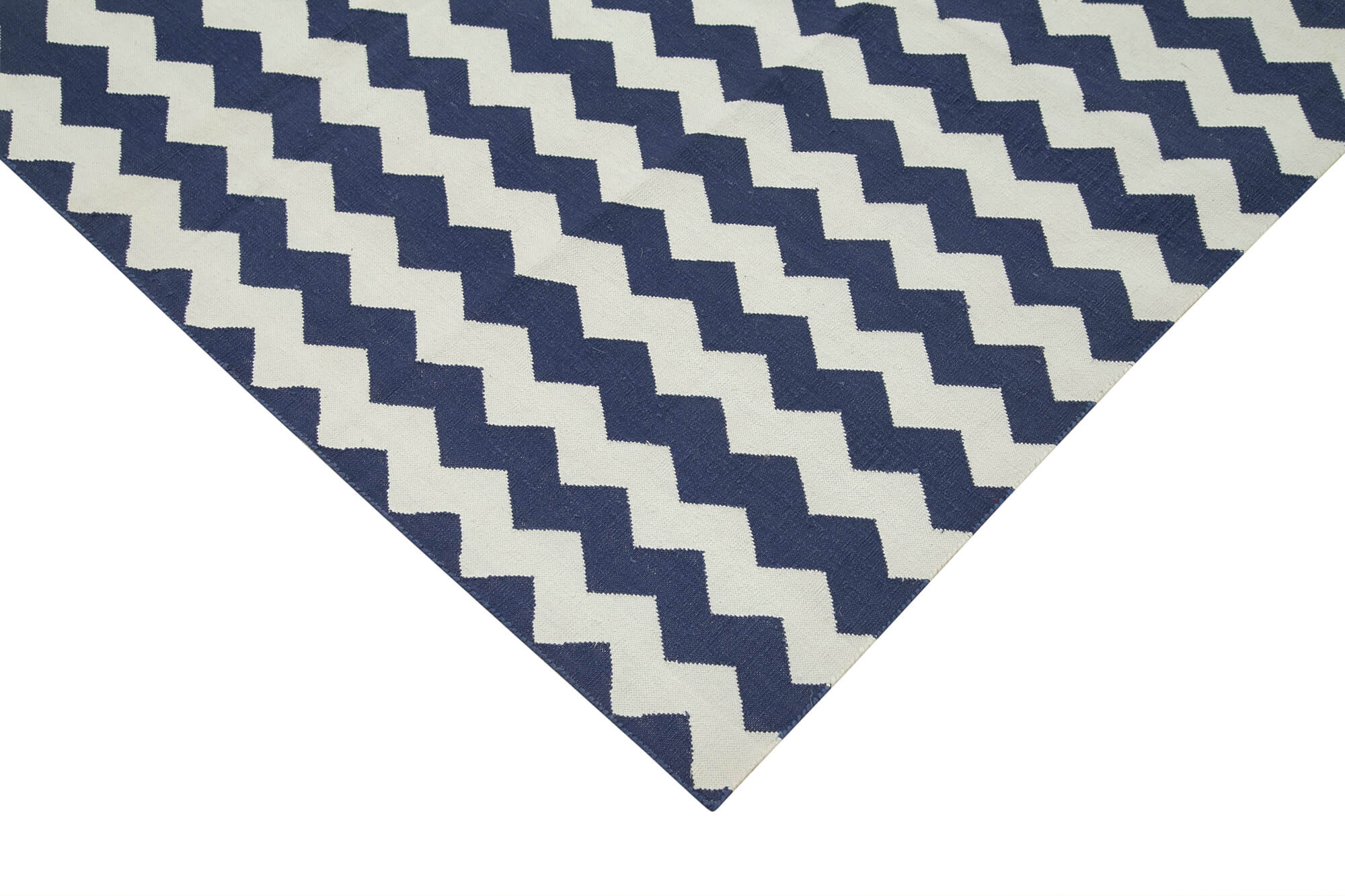 10x14 Blue Dhurrie Rug - 32457