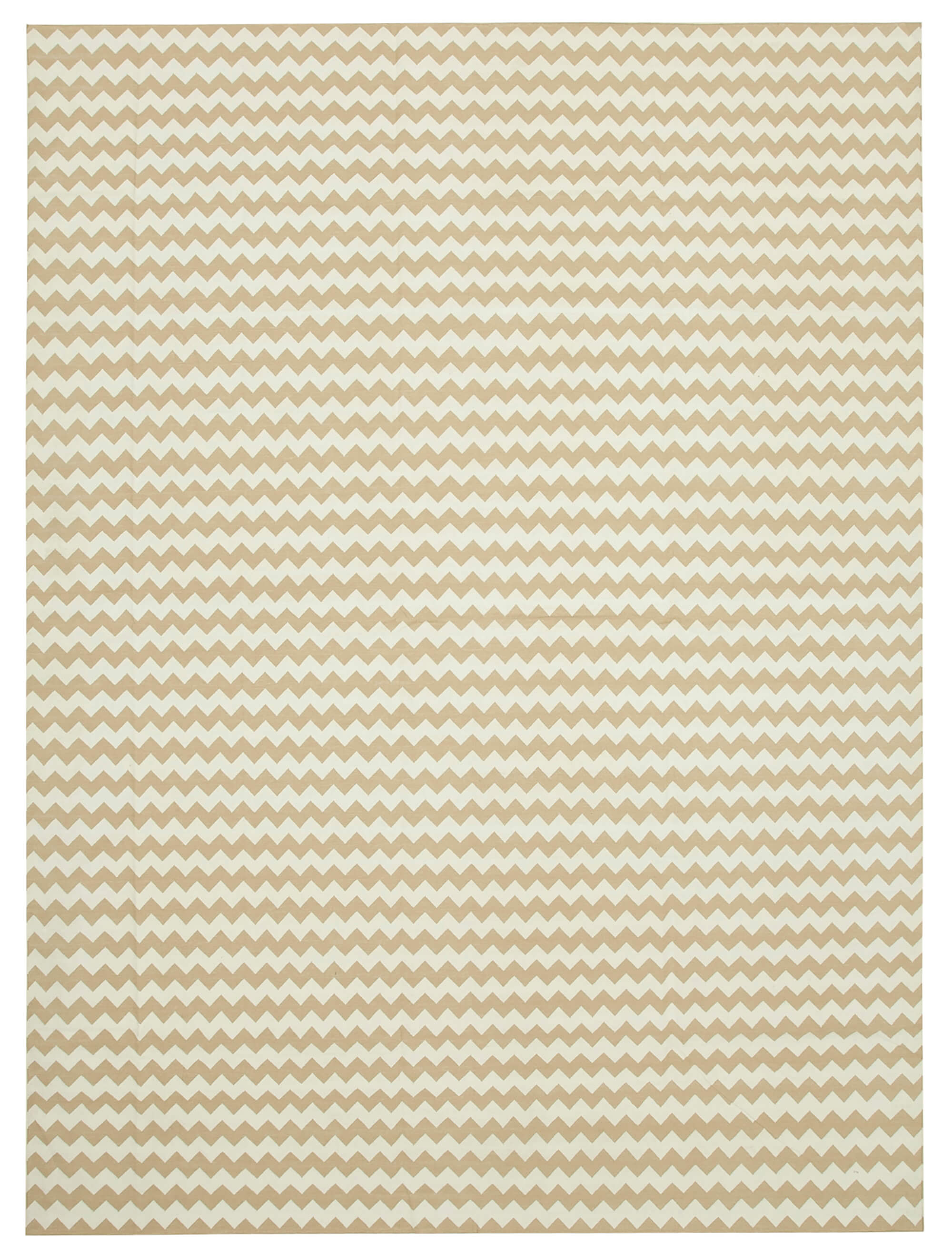 10x14 Beige Dhurrie Rug - 32458