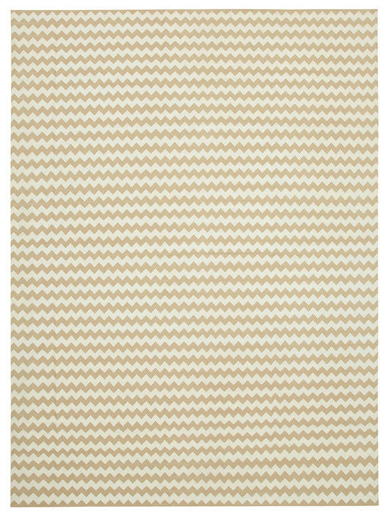 10x14 Beige Dhurrie Rug - 32458