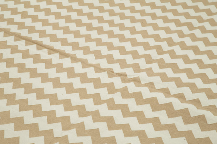 10x14 Beige Dhurrie Rug - 32458