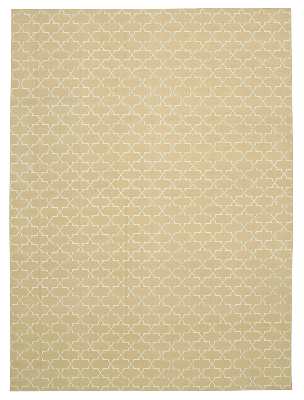 10x14 Beige Dhurrie Rug - 32461