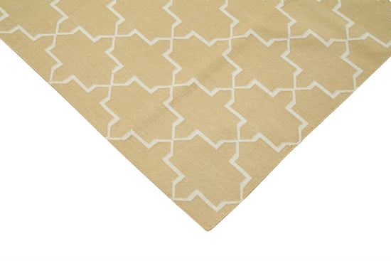 10x14 Beige Dhurrie Rug - 32461