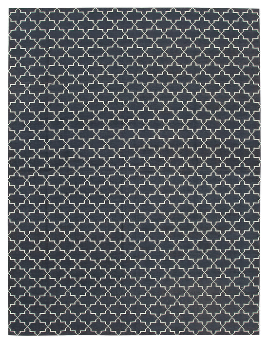 9x12 Black Dhurrie Rug - 32471