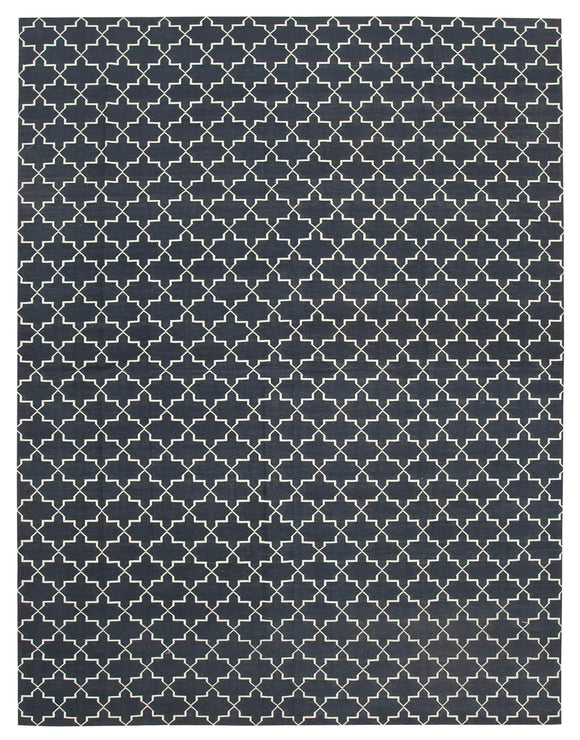 9x12 Black Dhurrie Rug - 32471