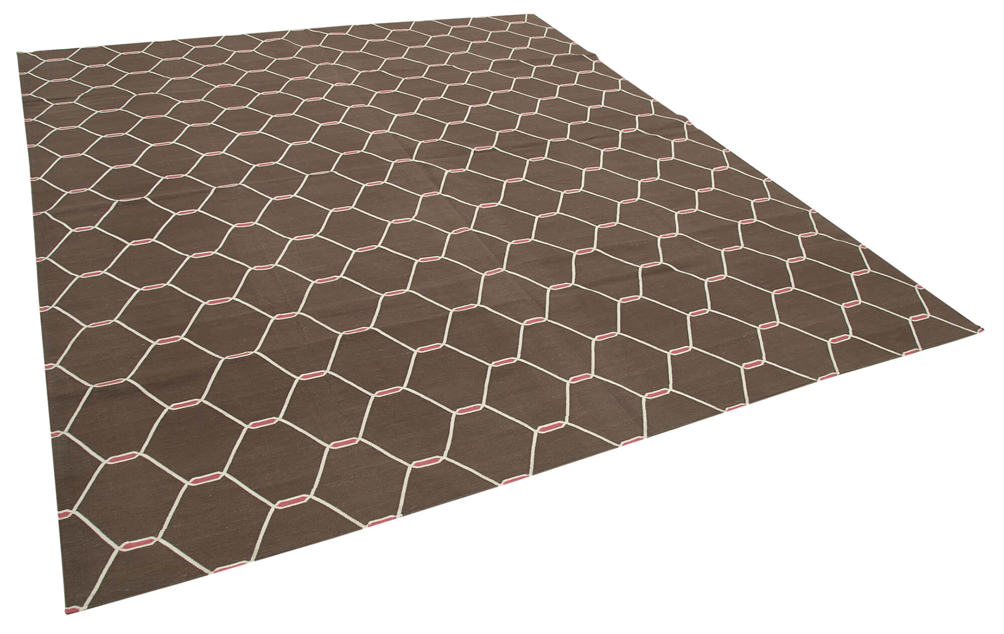 8x10 Brown Dhurrie Rug - 32475