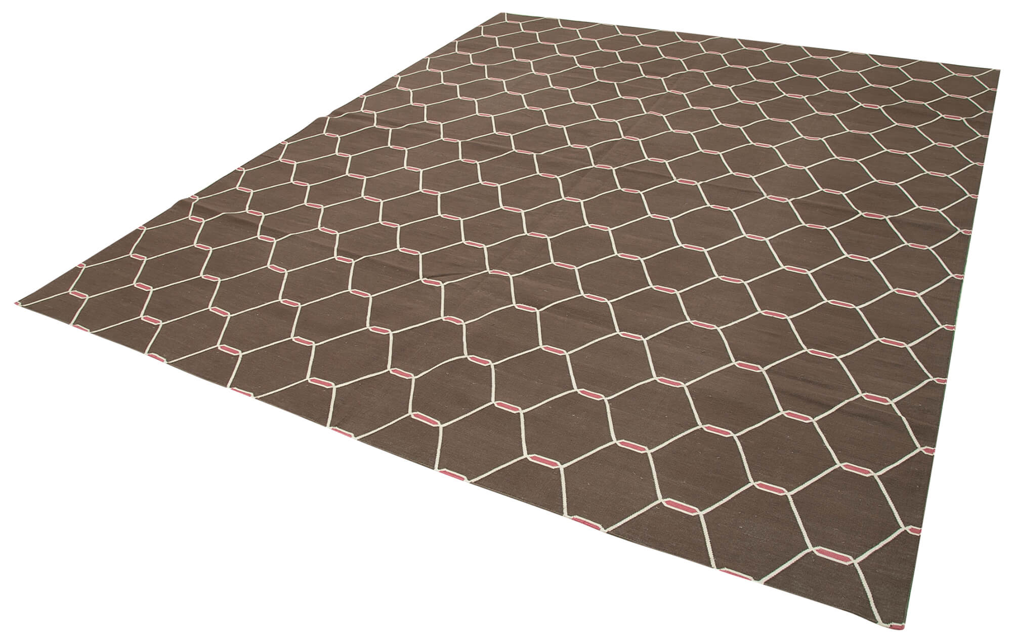 8x10 Brown Dhurrie Rug - 32475