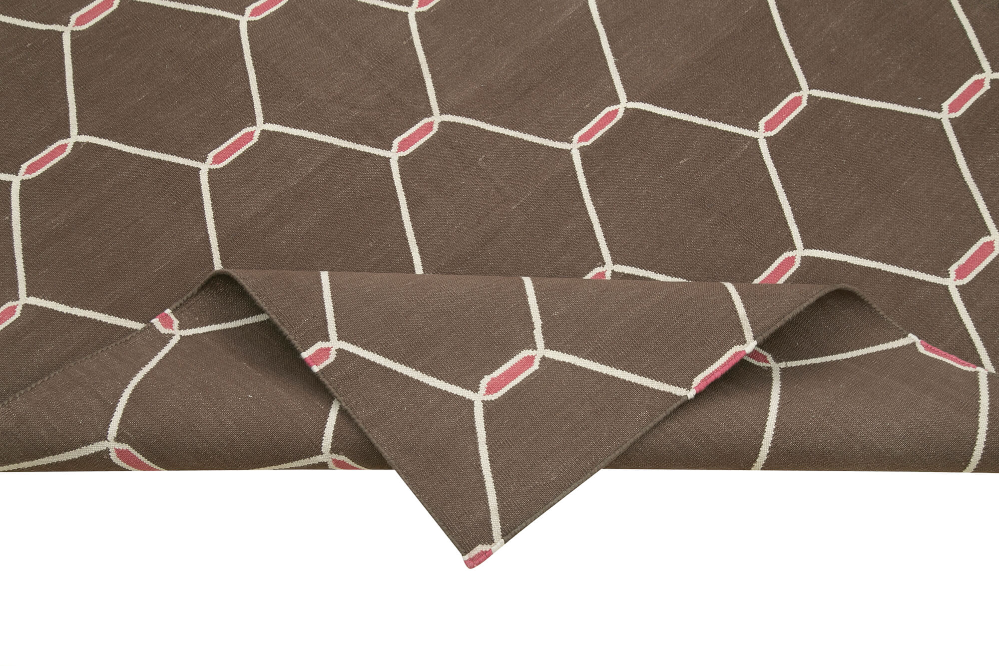 8x10 Brown Dhurrie Rug - 32475