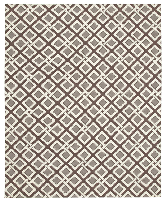 8x10 Brown Dhurrie Rug - 32476