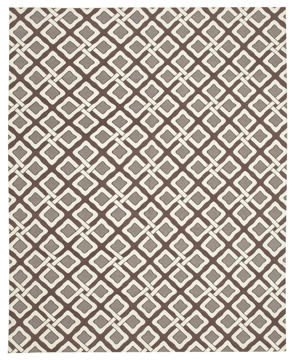 8x10 Brown Dhurrie Rug - 32476