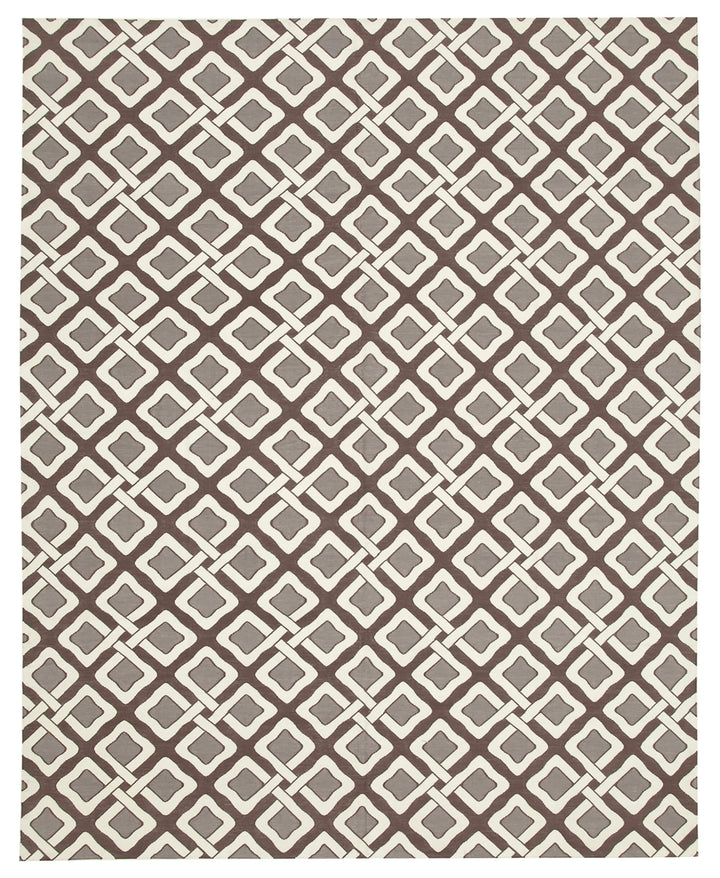 8x10 Brown Dhurrie Rug - 32476