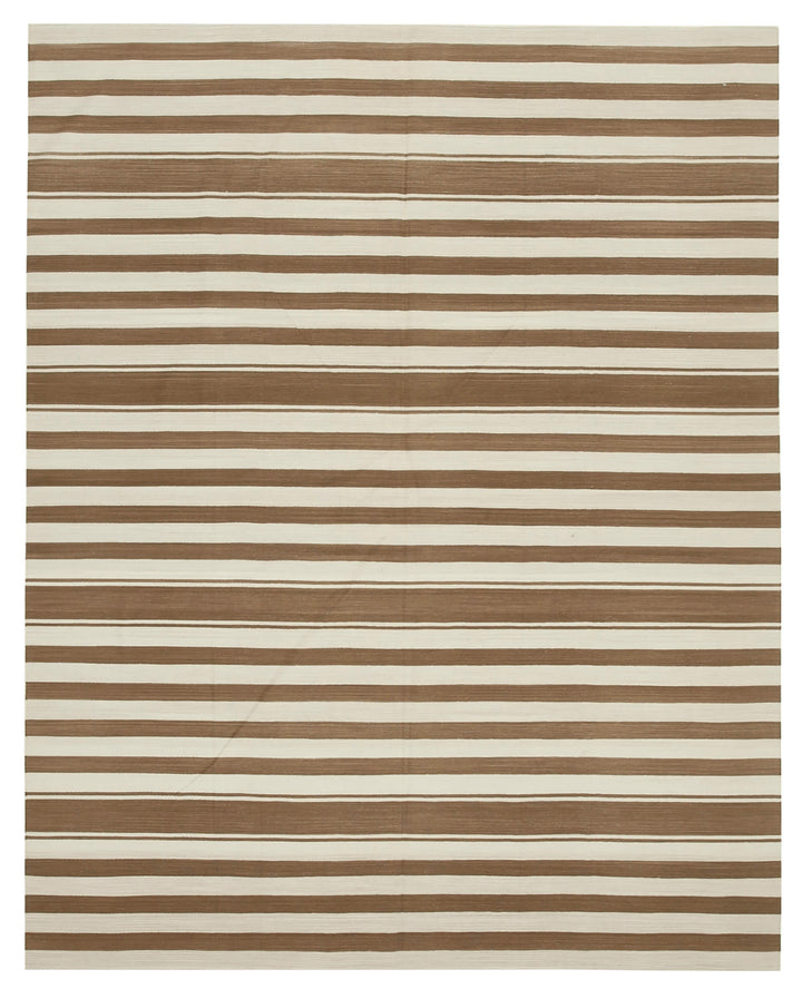 8x10 Brown Dhurrie Rug - 32478