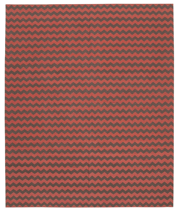 8x10 Brown Dhurrie Rug - 32482