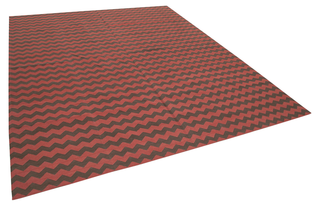 8x10 Brown Dhurrie Rug - 32482
