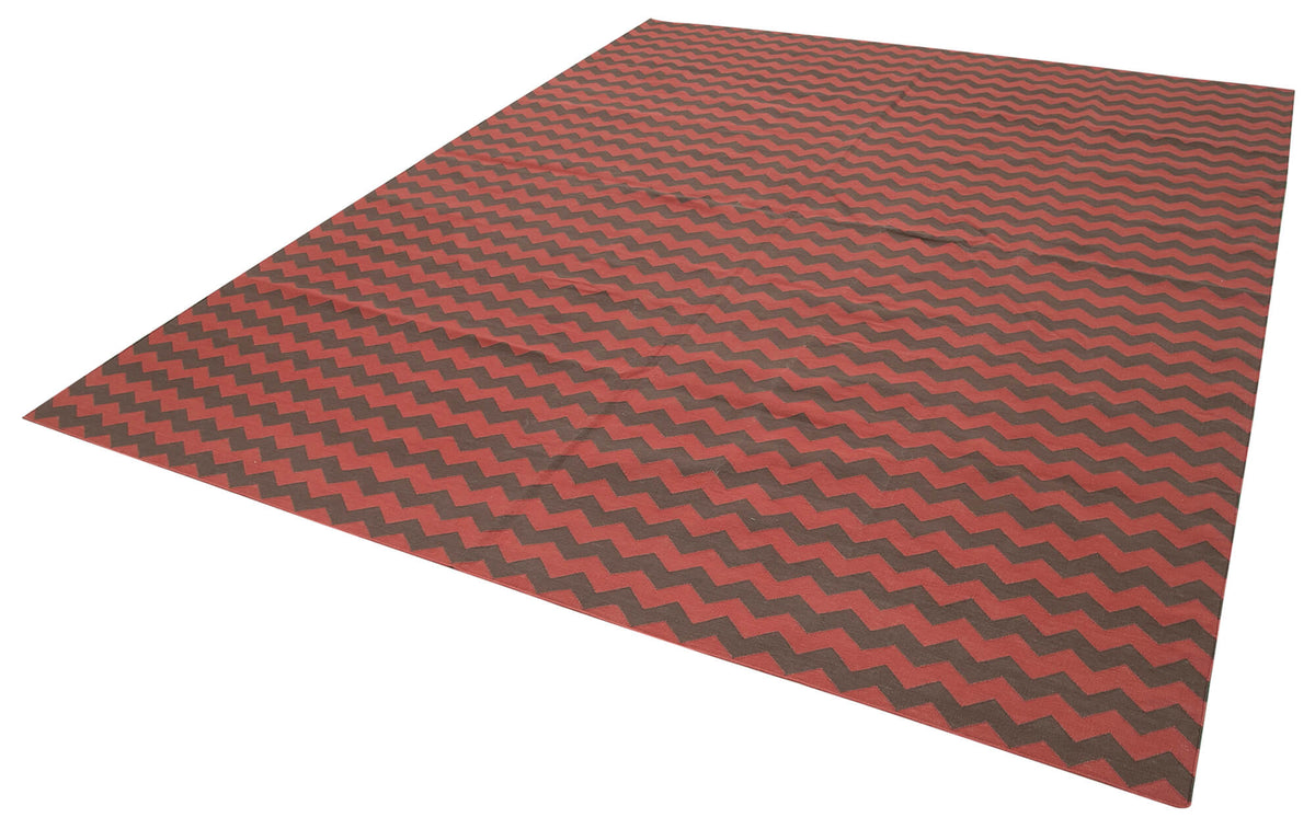 8x10 Brown Dhurrie Rug - 32482