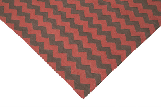 8x10 Brown Dhurrie Rug - 32482