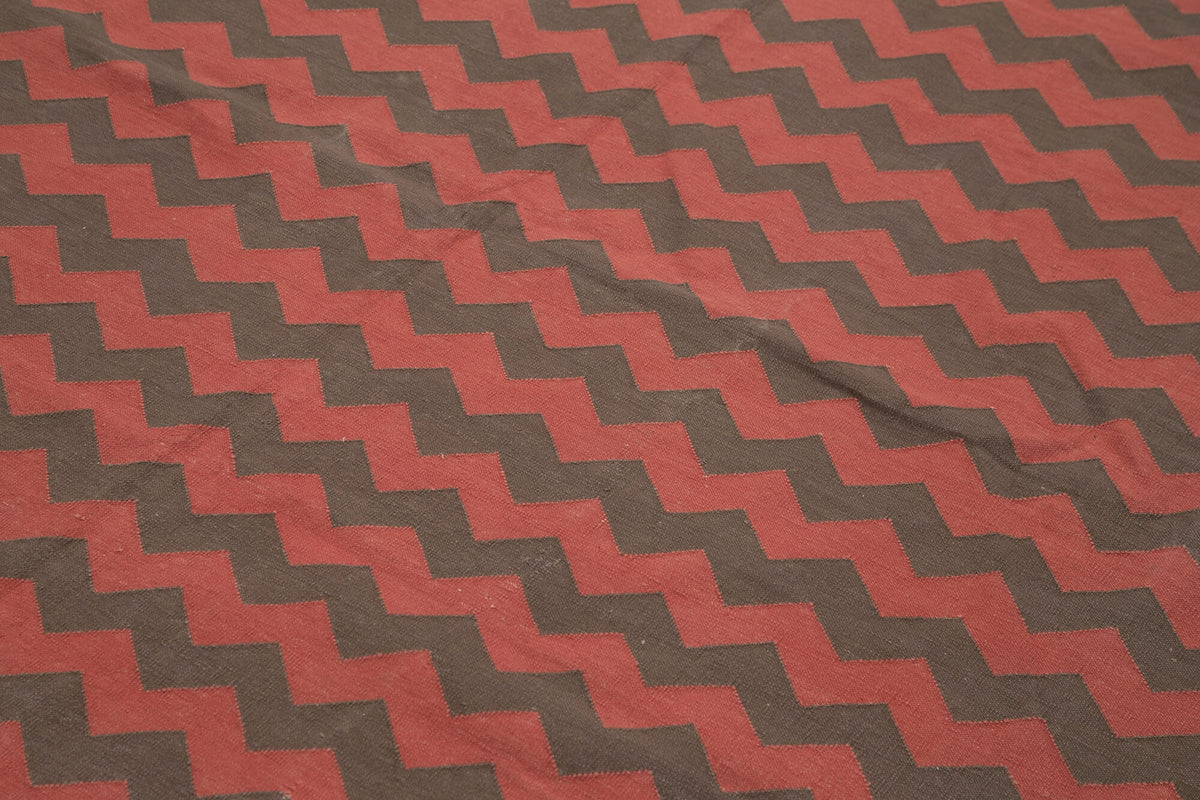 8x10 Brown Dhurrie Rug - 32482