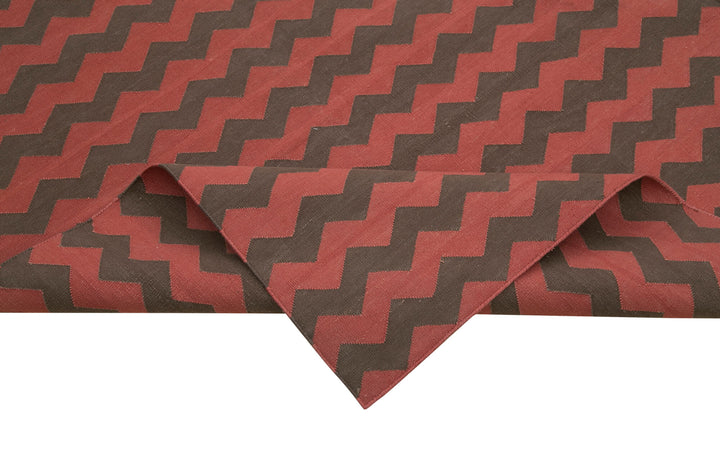 8x10 Brown Dhurrie Rug - 32482