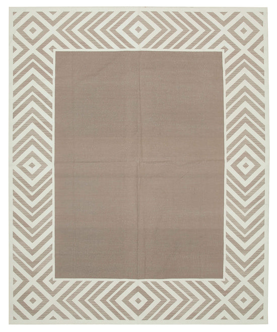 8x10 Brown Dhurrie Rug - 32485