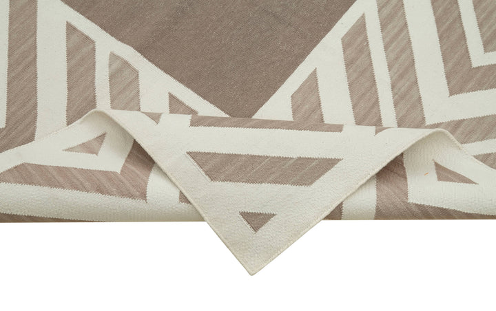 8x10 Brown Dhurrie Rug - 32485