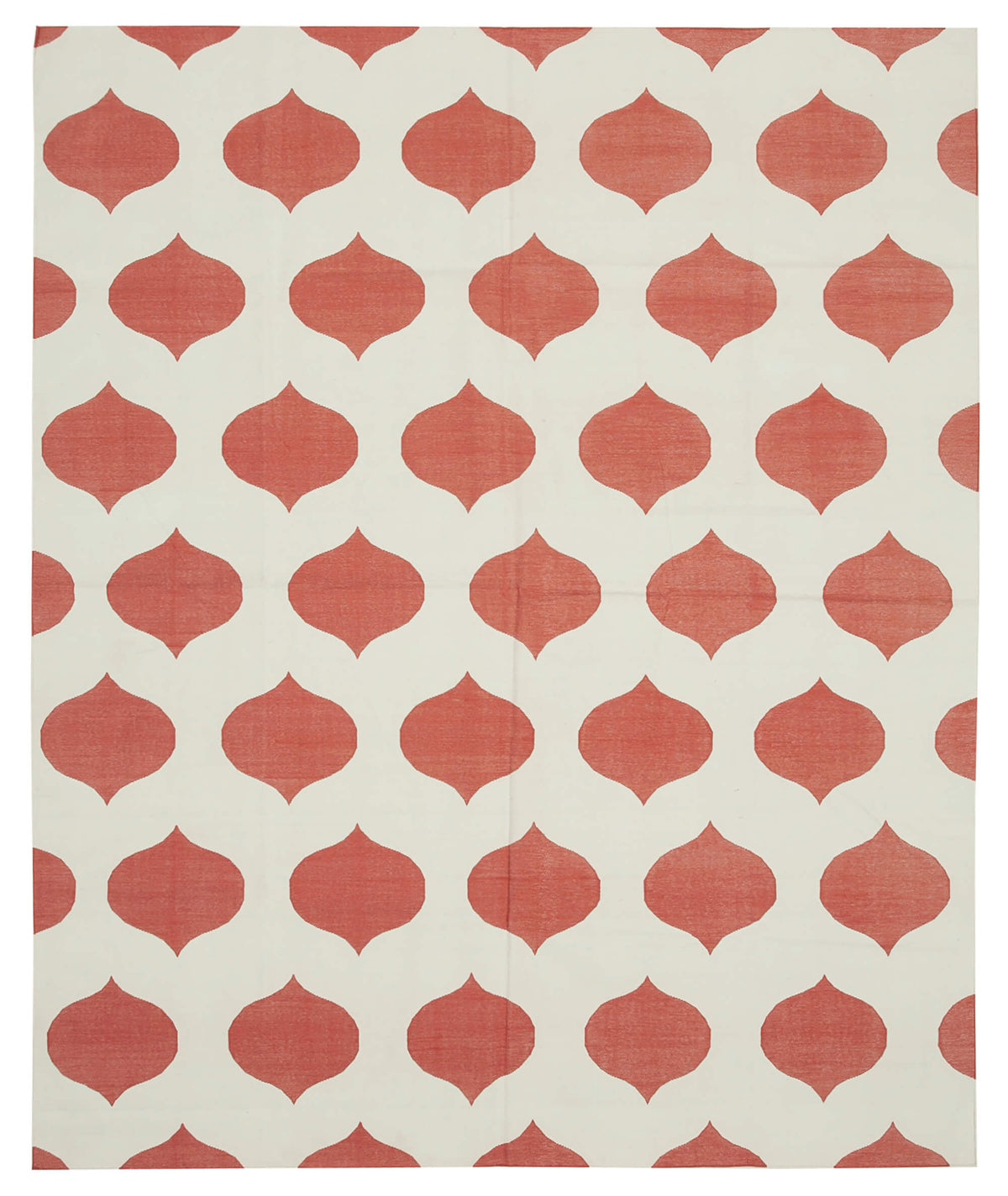8x10 Red Dhurrie Rug - 32491