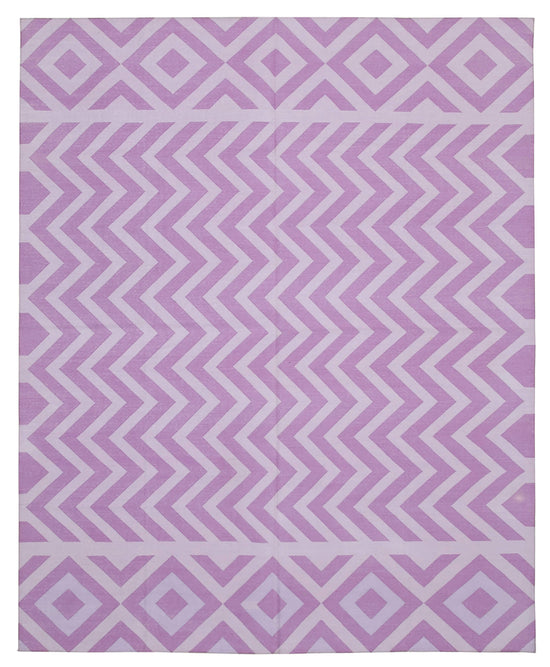 8x10 Purple Dhurrie Rug - 32492