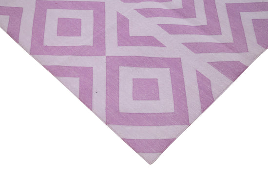 8x10 Purple Dhurrie Rug - 32492