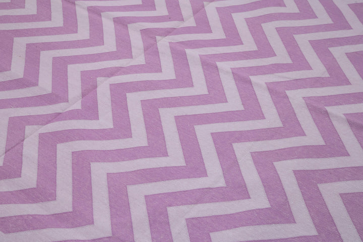 8x10 Purple Dhurrie Rug - 32492