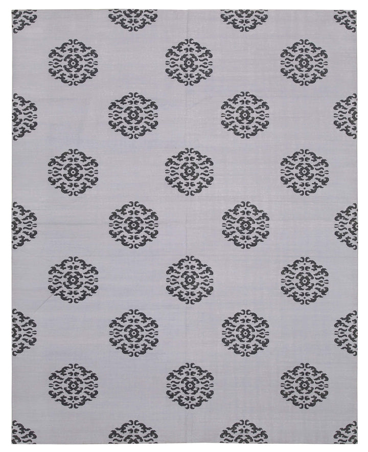 8x10 Purple Dhurrie Rug - 32495