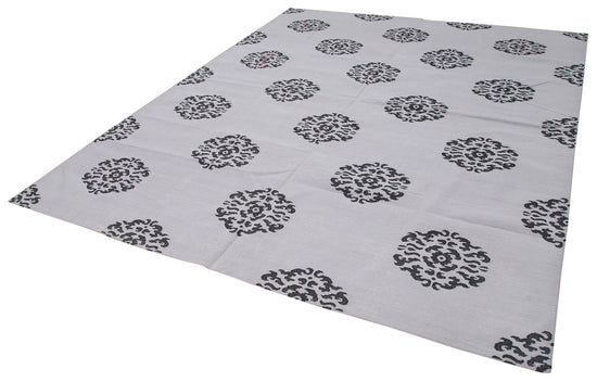 8x10 Purple Dhurrie Rug - 32495