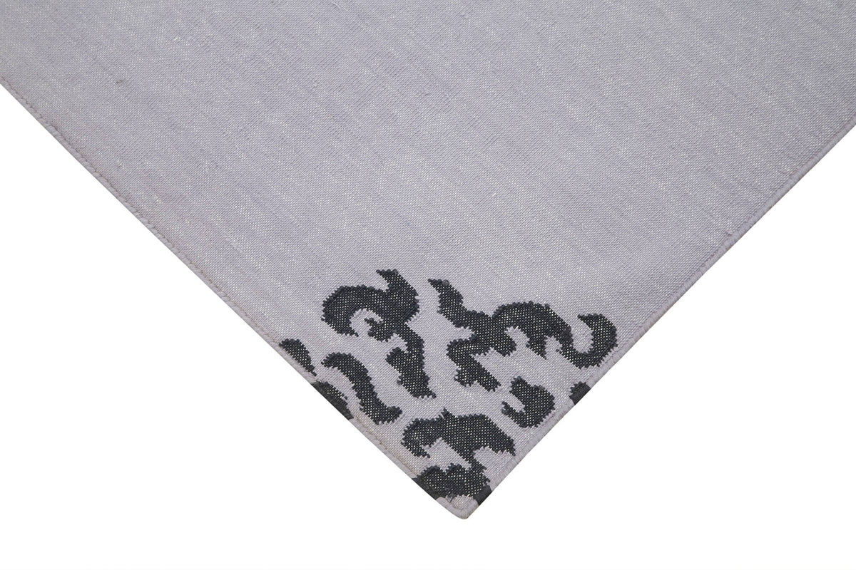 8x10 Purple Dhurrie Rug - 32495