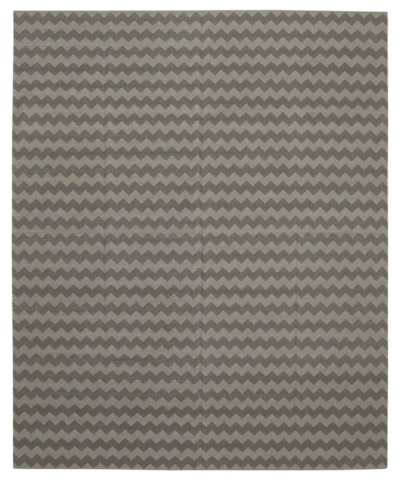 8x10 Brown Dhurrie Rug - 32500