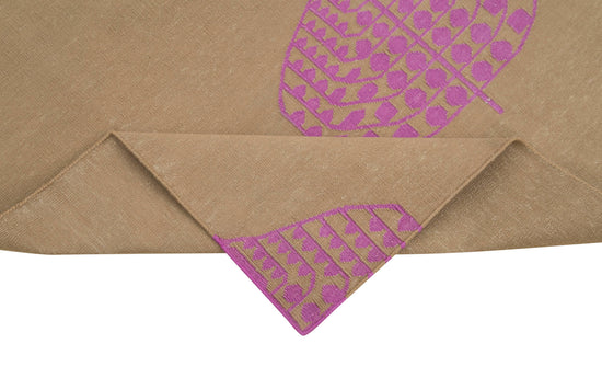 4x5 Brown Dhurrie Rug - 32502