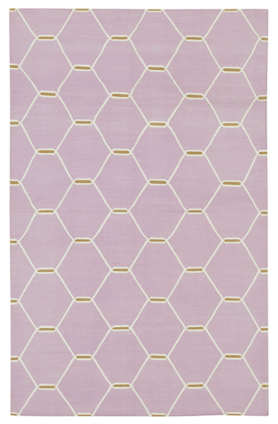 4x6 Purple Dhurrie Rug - 32503