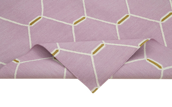 4x6 Purple Dhurrie Rug - 32503