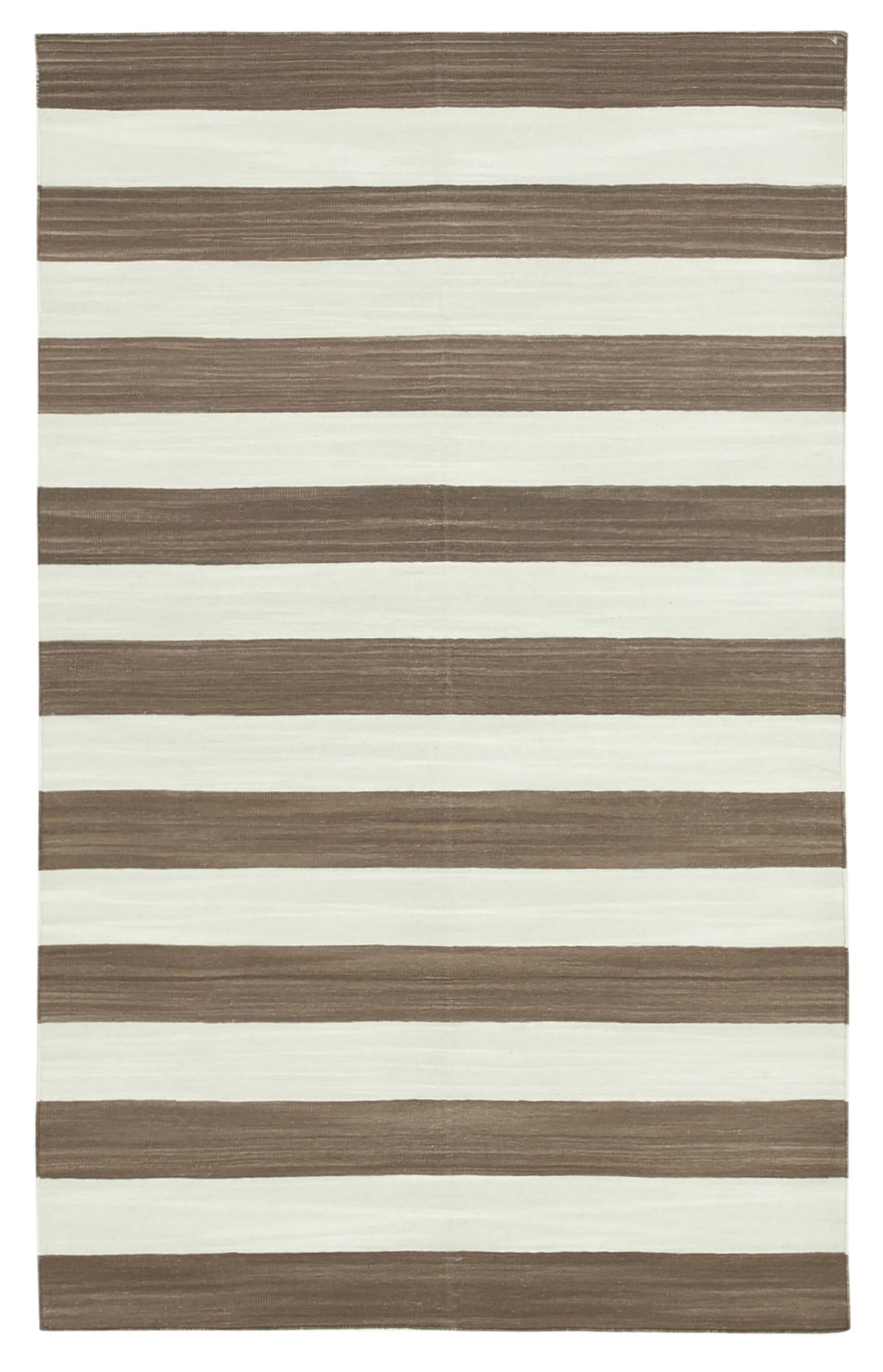 4x6 Brown Dhurrie Rug - 32518