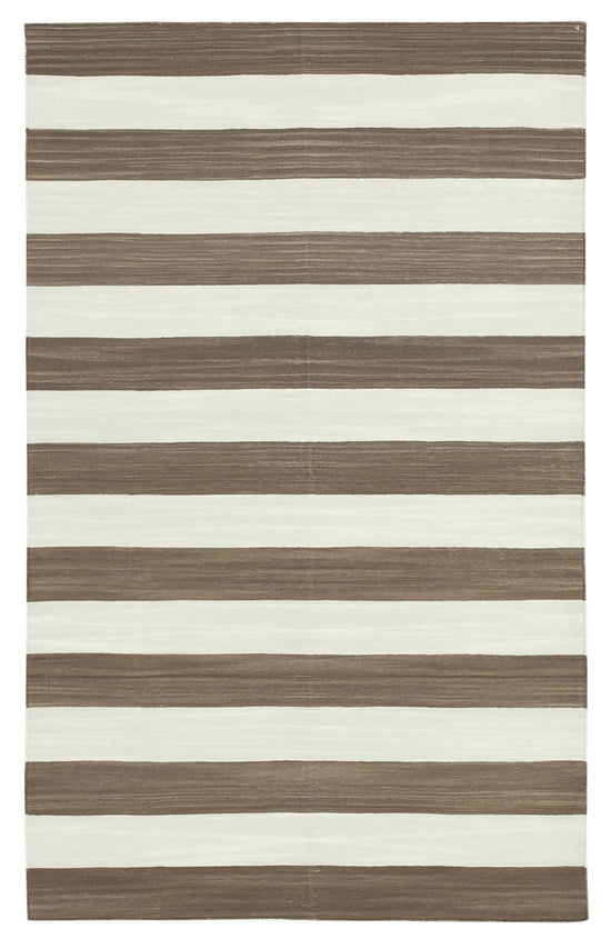 4x6 Brown Dhurrie Rug - 32518