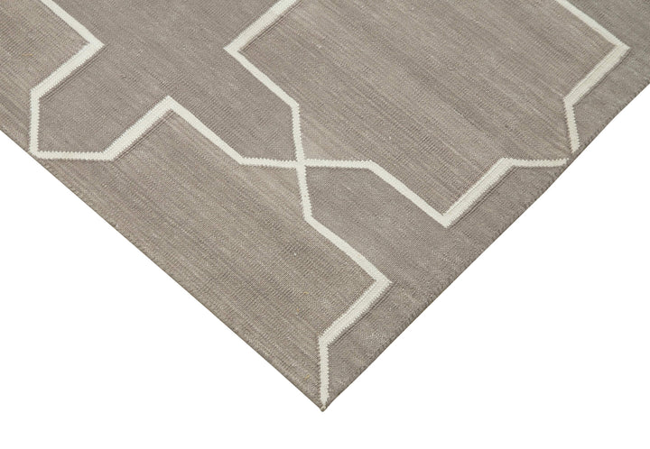 4x6 White Dhurrie Rug - 32522