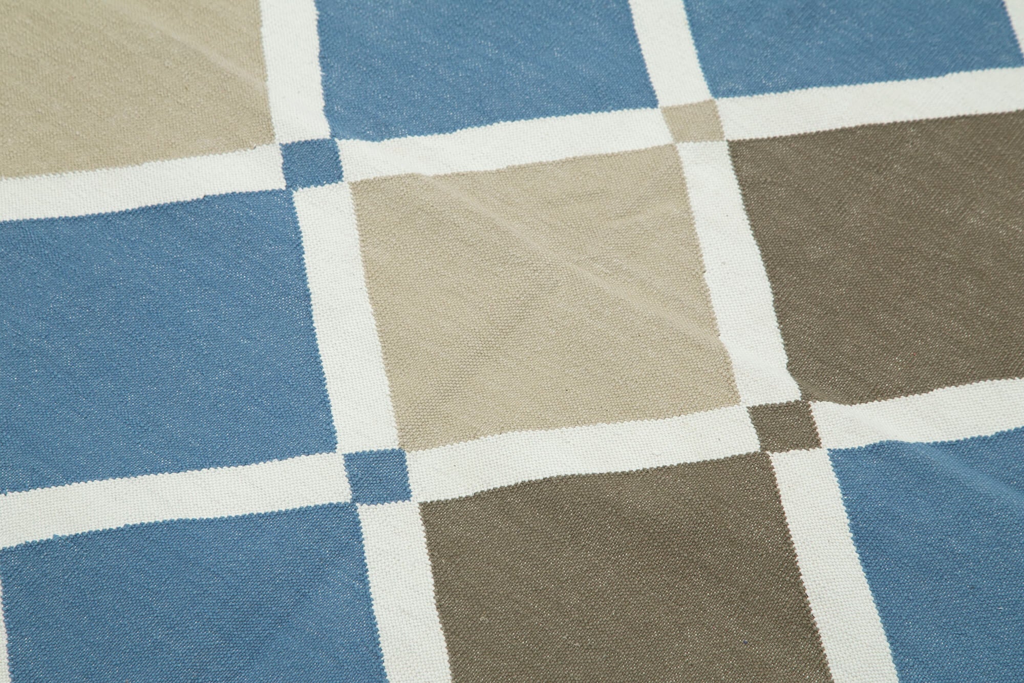 3x5 Blue Dhurrie Rug - 32524