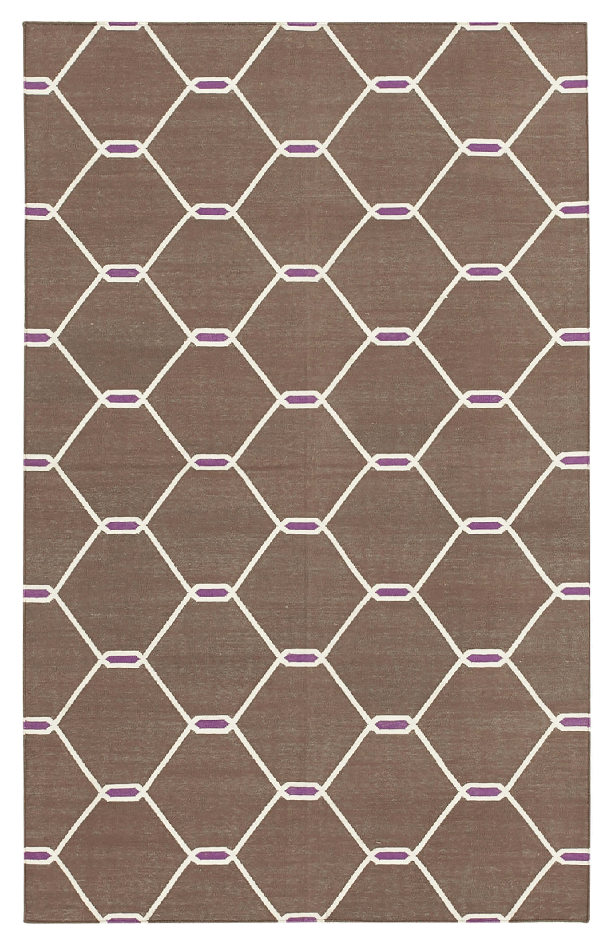 3x5 Brown Dhurrie Rug - 32525