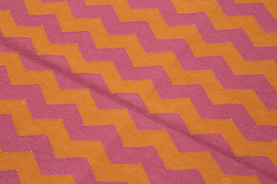 3x5 Orange Dhurrie Rug - 32527