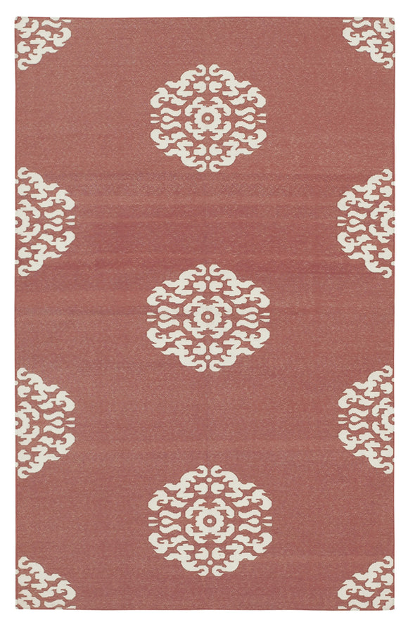 4x6 Red Dhurrie Rug - 32530