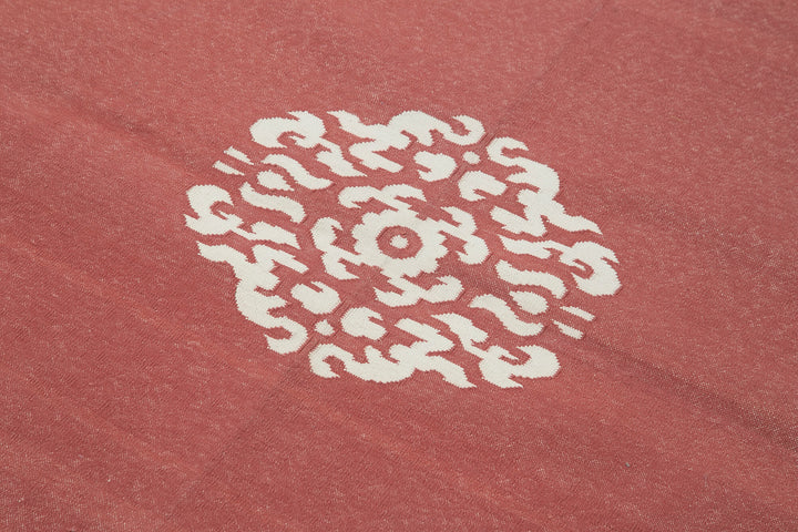 4x6 Red Dhurrie Rug - 32530